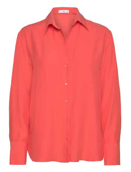 Mango Lyocell Fluid Shirt Mango Red