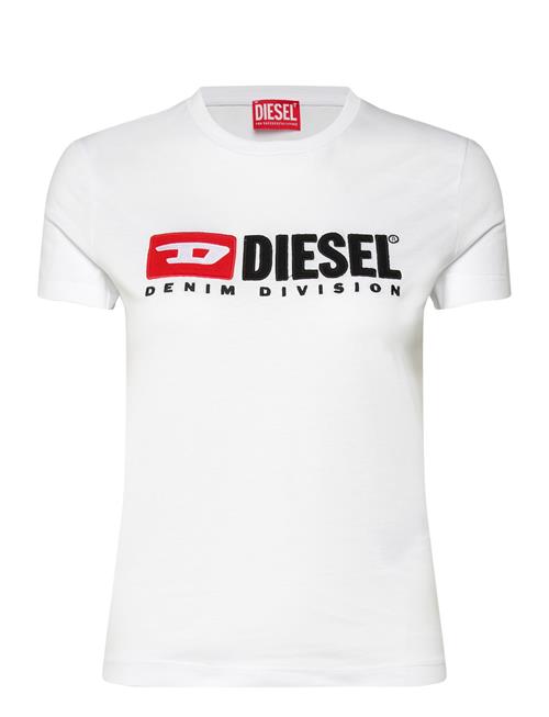 Se Diesel T-Sli-Div T-Shirt Diesel White ved Booztlet