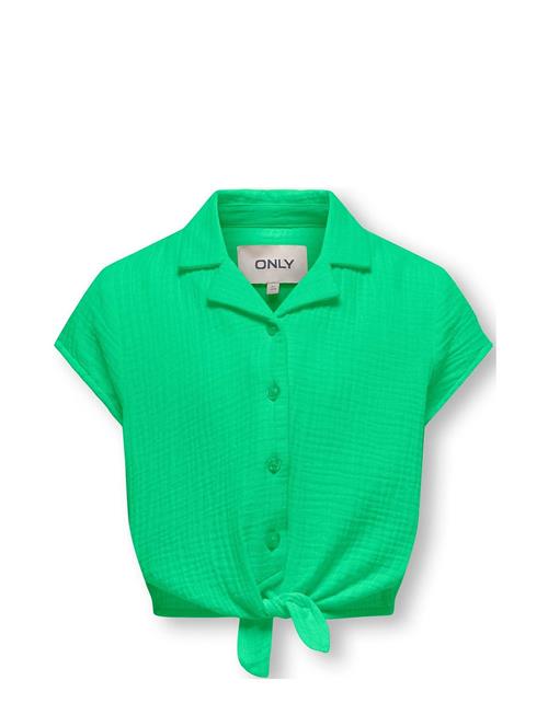 Kids Only Kogthyra Capsleeve Knot Shirt Wvn Kids Only Green