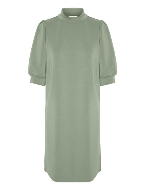 Ellemw Puff Dress My Essential Wardrobe Green