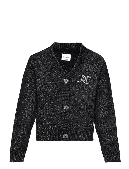 Juicy Couture Fluffy Knit Metallic Cardigan Juicy Couture Black