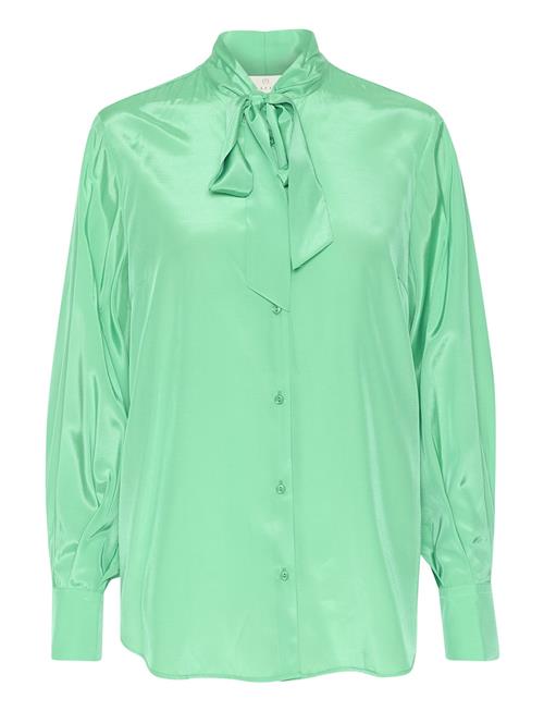 Se Kaffe Kaloren Long Shirt Kaffe Green ved Booztlet