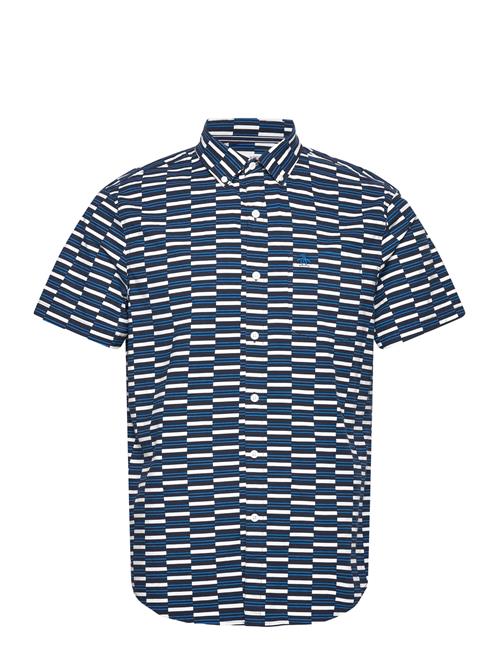 Original Penguin Ss Eco Aop Geo Original Penguin Blue