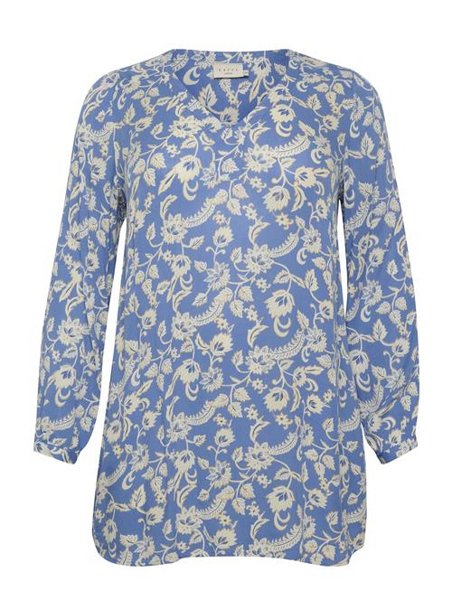 Kaffe Curve Kcami Ls Tunic Printed Kaffe Curve Blue