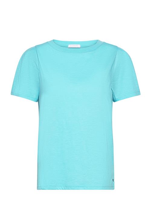 Coster Copenhagen T-Shirt With Pleats Coster Copenhagen Blue