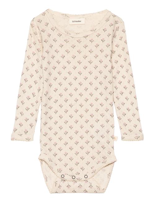 Se Lil'Atelier Nbfrachello Doa Ls Slim Body Lil Lil'Atelier Cream ved Booztlet