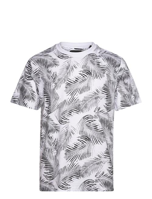 ONLY & SONS Onsperry Life Reg Leaf Aop Ss Tee Noos ONLY & SONS White