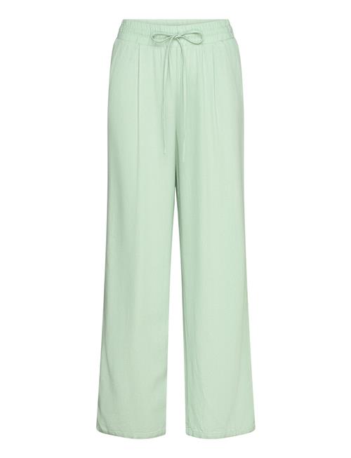 Se Vero Moda Vmjesmilo Wide Pants Ga Noos Vero Moda Green ved Booztlet