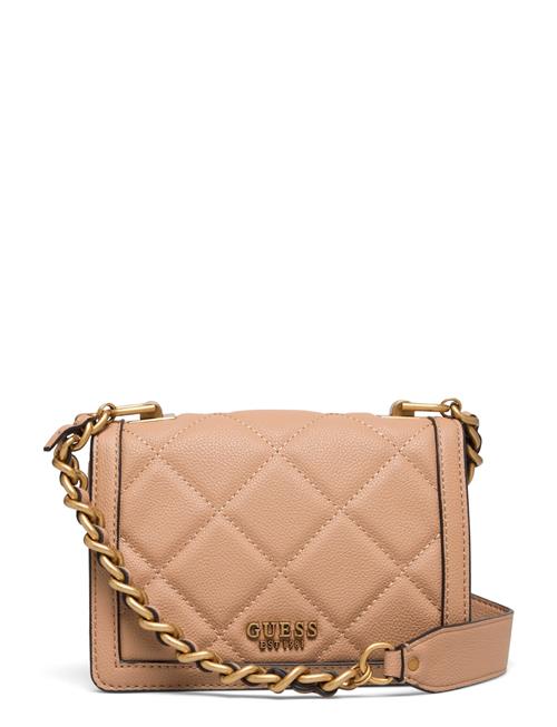 GUESS Abey Crossbody Flap GUESS Beige