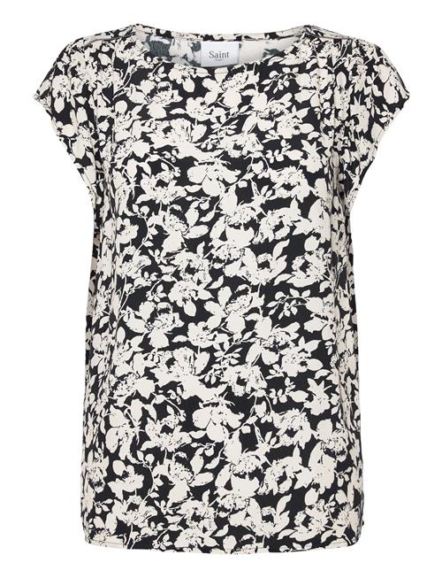 Saint Tropez Blancasz Adele Ss Top Saint Tropez Patterned