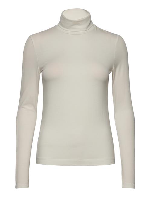 Se GANT D2. Jersey Ls Turtleneck GANT Cream ved Booztlet