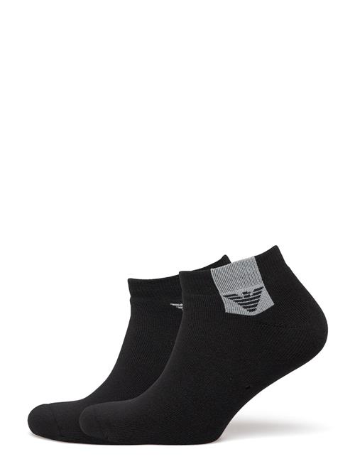 Emporio Armani Men's Knit Ankle Socks Emporio Armani Black