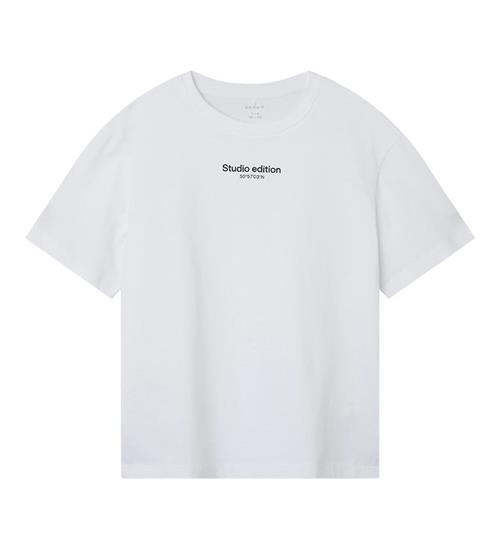 Se Name It Name It T-shirt - NkmBrody - Noos - Bright White ved KidsWorld