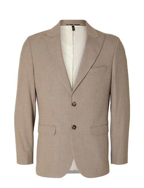 Se Selected Homme Slhslim-Liamholm Hounds Blz Flex B Selected Homme Beige ved Booztlet