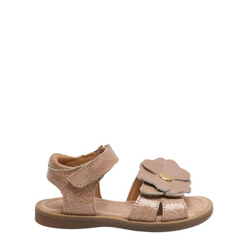 Se Bisgaard Barbara O Sandaler Med Hæl Camel Croco | Beige | 30 EU ved Babyshop