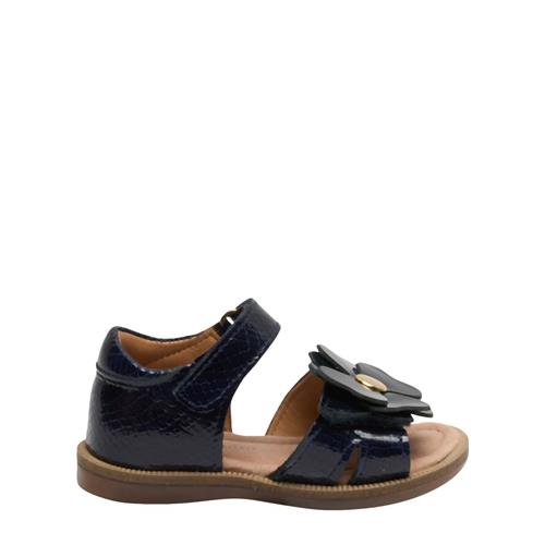 Bisgaard Barbara C Sandaler Med Hæl Blue Croco | Sort | 23 EU