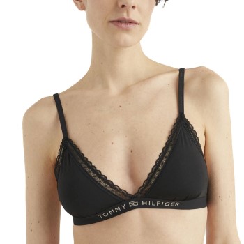 Tommy Hilfiger Bh Lace Unlined Triangle Bra Sort Medium Dame