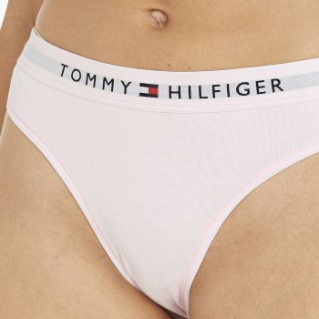 Tommy Hilfiger Trusser Thongs Lyserosa økologisk bomuld Small Dame