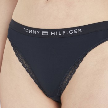 Tommy Hilfiger Trusser Tonal Logo Lace Briefs Marineblå Large Dame