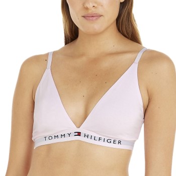 Tommy Hilfiger Bh Unlined Triangle Bra Lyserosa økologisk bomuld Small Dame