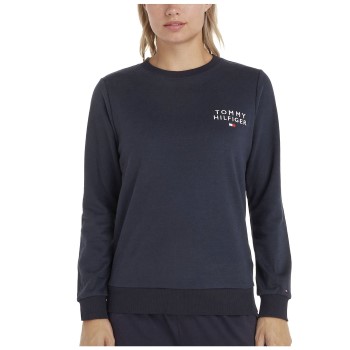 Se Tommy Hilfiger Original Lounge Long Sleeve Top Marineblå Small Dame ved Timarco