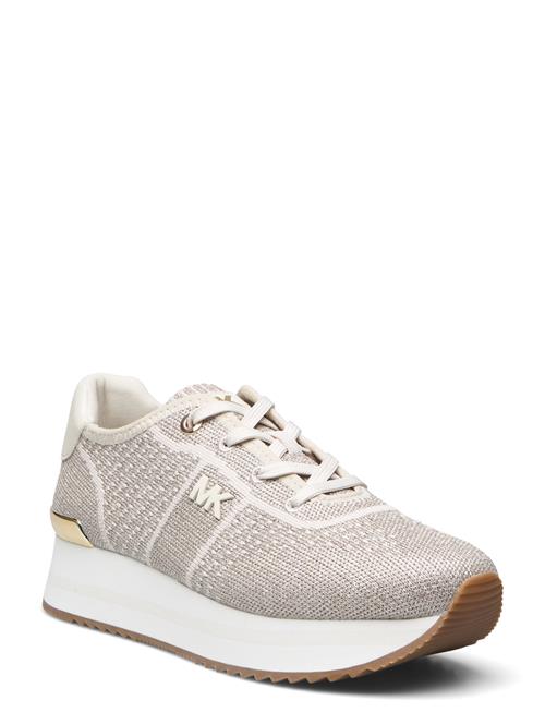 Se Michael Kors Monique Knit Trainer Michael Kors Grey ved Booztlet