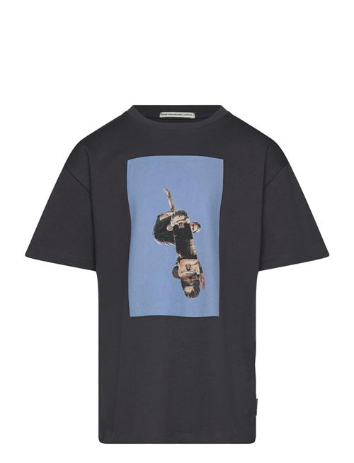 Over Artwork T-Shirt Tom Tailor Grey