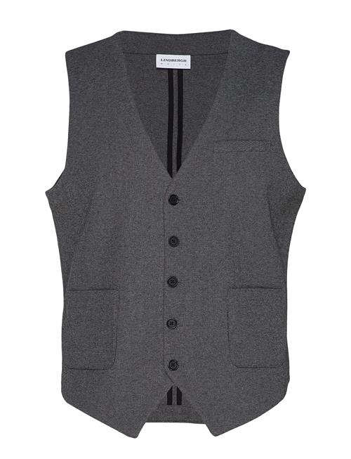 Se Lindbergh Superflex Knitted Waistcoat Lindbergh Grey ved Booztlet