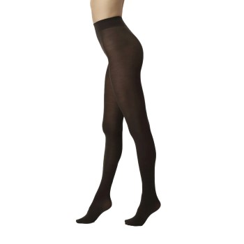 Oroblu Strømpebukser Nives Fine Wool Tights Mørkbrun  Large Dame