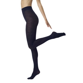 Oroblu Strømpebukser Nives Fine Wool Tights Marineblå Medium Dame