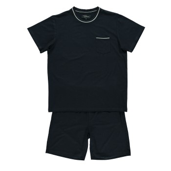 Topeco Mens Bamboo Pyjama Marineblå Medium Herre