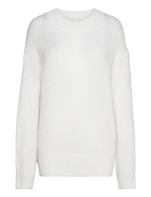 Se Samsøe Samsøe Sarah Crew Neck 14943 Samsøe Samsøe White ved Booztlet