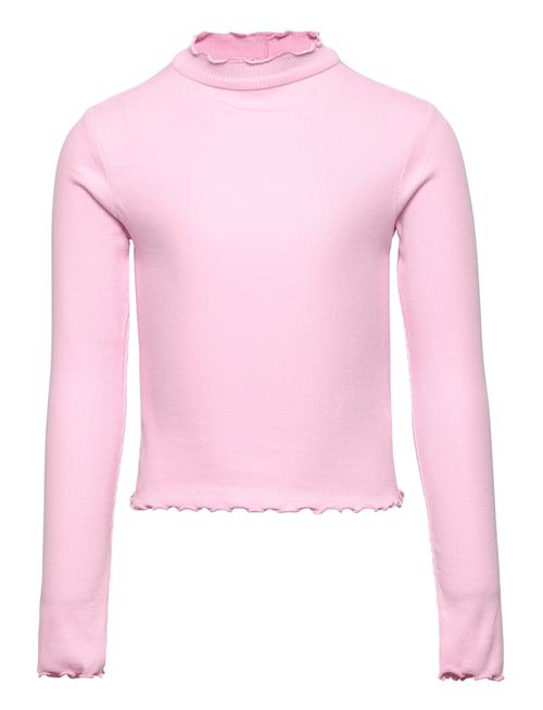 Se Tom Tailor Rib Longsleeve Tom Tailor Pink ved Booztlet