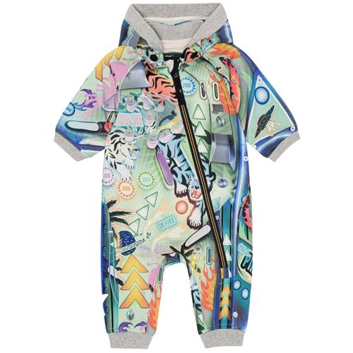 Se Molo Hill Softshell-overall Pinball | Grønn | 86 cm ved Babyshop