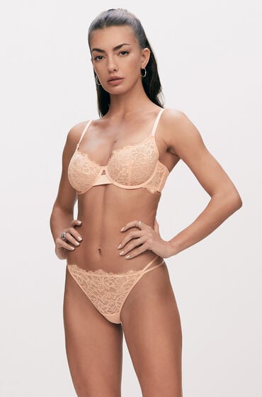 Hunkemöller Ikke-formstøbt bøjle-bh Isabella Orange