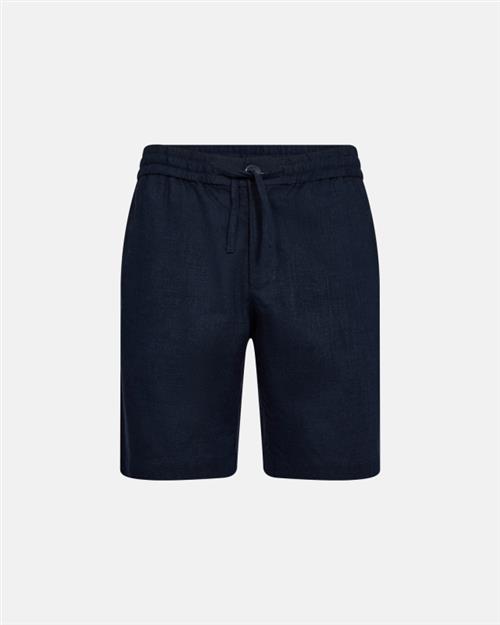 Shorts | Hør/bambusviskose | Navy