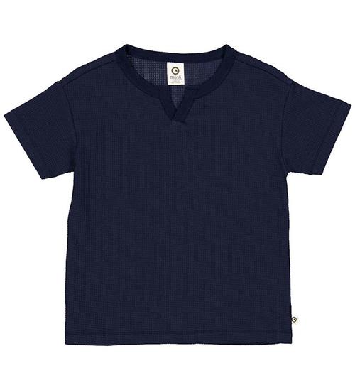 Se MÃ¼sli MÃ¼sli T-shirt - Waffle - Night Blue ved KidsWorld