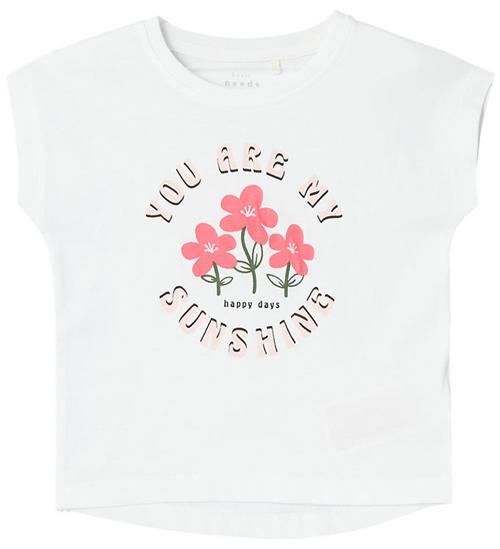 Se Name It Name It T-shirt - NmFVigea - Bright White/You Are My Sunshine ved KidsWorld