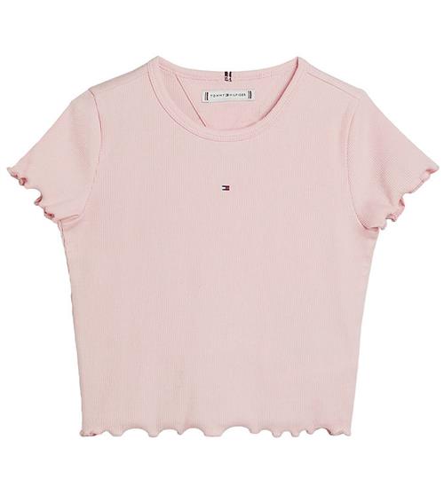 Tommy Hilfiger T-shirt - Essential Rib - Whimsy Pink