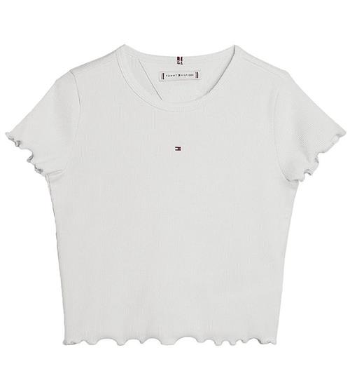 Tommy Hilfiger Tommy Hilfiger T-shirt - Essential Rib - Hvid