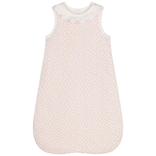 Se Petit Bateau Blomstret Sovepose Cremefarvet | Lyserød | 0-6 months ved Babyshop