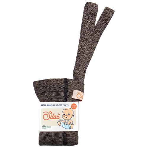 Silly Silas GOTS Fodløse Strømpebukser Licorice Peanut  3-4 Y  Grå  3-4 år  unisex
