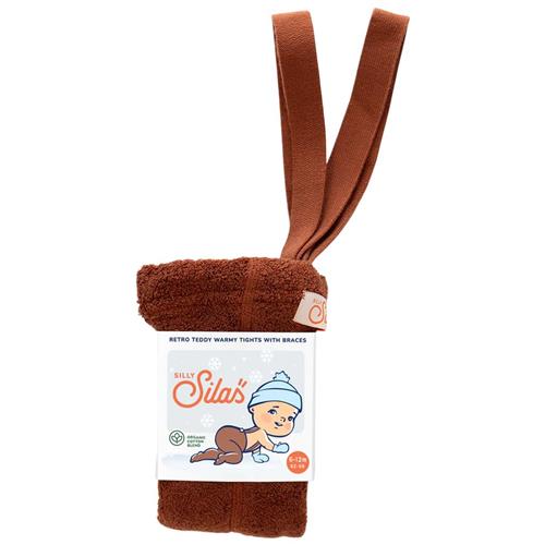 Silly Silas GOTS Teddy Strømpebukser Cinnamon | Brun | 1-2 years