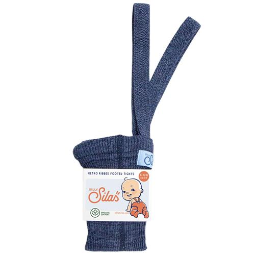 Se Silly Silas Strømpebukser Denim Blå | Blå | 1-2 years ved Babyshop