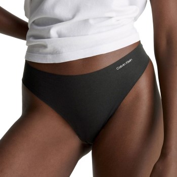 Se Calvin Klein Trusser Invisibles Cotton Thong Sort Medium Dame ved Timarco