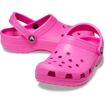 Se Crocs Classic Unisex Mørkrosa  US M5/W7 (EU 37-38) ved Timarco