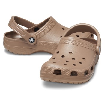 Se Crocs Classic Unisex Caffe latte US M10 (EU 43-44) ved Timarco