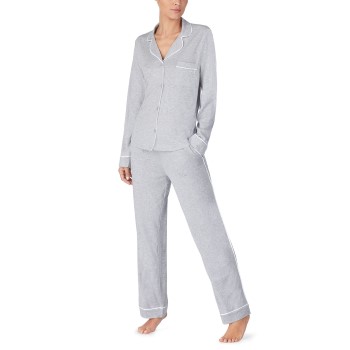 Se DKNY New Signature Pyjama Set Grå Small Dame ved Timarco