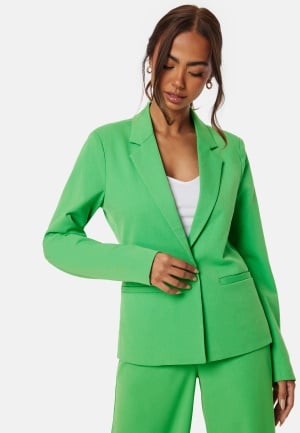 Se Object Collectors Item Lisa L/S Button Blazer Vibrant Green 36 ved Bubbleroom