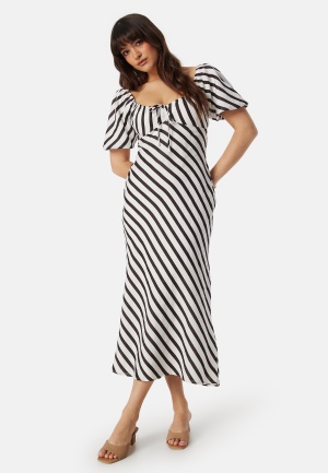 Se FOREVER NEW Stripe Midi Dress Royston Stripe 36 ved Bubbleroom